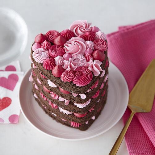 Birthday Cake Chocolate
 Heart Cake Layered Heart Cake